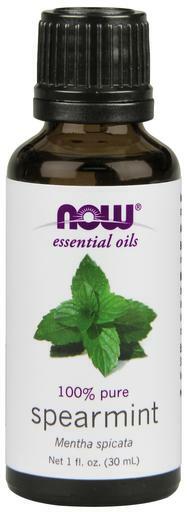 NOW Solutions Spearmint (Mentha spicata) Oil provides a refreshing, minty aroma while helping create a cooling, invigorating, stimulating atmosphere.