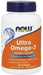 NOW Ultra Omega-3 fish oil provides cardiovascular support, supports brain health and is molecularly distilled.