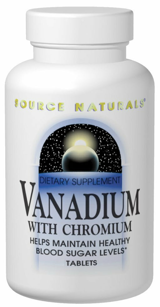 Source Naturals Vanadium with Chromium, 180 Tablets