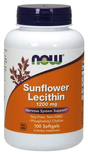 NOW Sunflower Lecithin is soy-free, non-GMO support for the nervous system*.