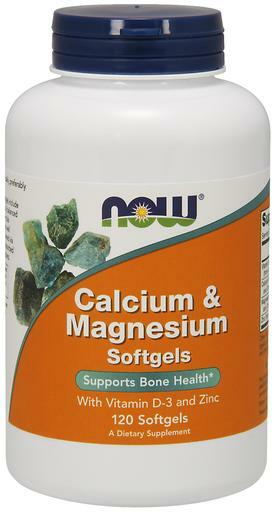 NOW® Calcium & Magnesium Softgels include Vitamin D and Zinc and offer a truly balanced and synergistic blend of essential minerals. This formula supports strong bones and teeth, healthy enzymatic activity, and provides antioxidant support.*