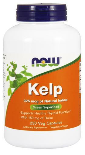 NOW Kelp is a green superfood that supports healthy thyroid function*