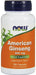NOW American Ginseng 500mg herbal supplement is an adaptogenic herb.
