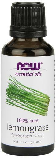 NOW Solutions Lemongrass (Cymbopogon flexuosus) Essential Oil for aromatherapy use provides a strong, lemon-like aroma while creating a purifying, stimulating, cleansing atmosphere.
