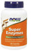 NOW® Super Enzymes is a comprehensive blend of enzymes that supports healthy digestion. Formulated with Bromelain, Ox Bile, Pancreatin and Papain, Super Enzymes helps to optimize the breakdown of fats, carbohydrates and protein.*