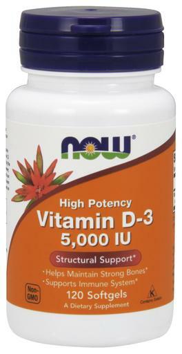 High Potency Vitamin D-3 Helps Maintain Strong Bones and Supports Immune System*