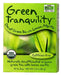 NOW Real Tea Green Tranquility Decaf Green Tea with Lemon Myrtle. Naturally decaffeinated organic gree tea.