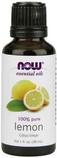 NOW Solutions Lemon (Citrus limon) Essential Oil for aromatherapy use provides a fresh, lemon peel aroma while creating a refreshing, cheerful, uplifting atmosphere.