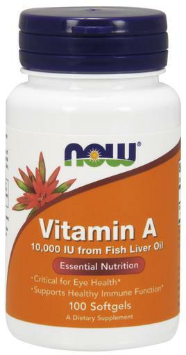Vitamin A is essential nutrition, critical for eye health and support of a healthy immune function.*