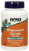 NOW Magnesium Citrate supports the nervous system and energy production, and is critical for enzyme function.