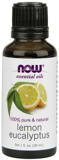 NOW Solutions Lemon Eucalyptus Oil contains pure lemon, eucalyptus and lemongrass oils creating a citronella-like aroma to help establish a clarifying, cleansing, invigorating environment.